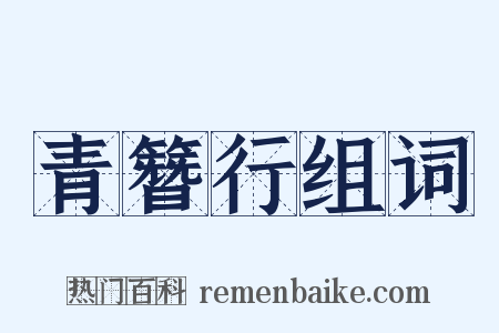 青簪行组词是什么意思的图片